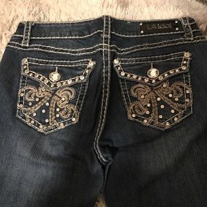 LA idol bootcut jeans